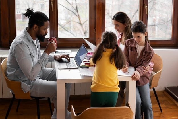 A group of individuals filling out different sections of a learning style questionnaire at a table, with laptops displaying online assessment tools in a collaborative setting.