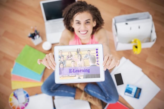 A student taking an online learning style quiz, with various multiple-choice options displayed on the screen, indicating self-reflection.